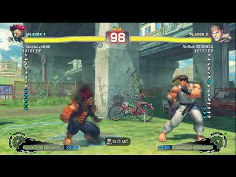 Air [Ryu] vs chaoswave666 [Akuma] SSF4 Japanese Online Ranked Matches -TRUE-HD