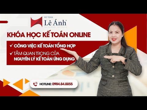 Khóa Học Kế Toán Tổng Hợp Online - Kế Toán Lê Ánh