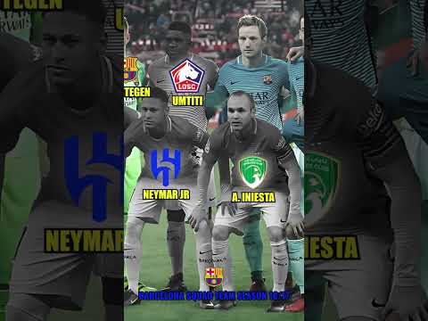 BARCELONA SQUAD TEAM SEASON 2016/2017 (messi, neymar, suarez) #bintangbola