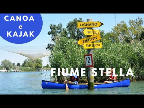 Fiume Stella canoa e kajak lungo i casoni e canneti Riserva Naturale Fiume Stella Precenicco 1990