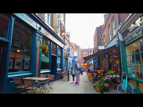 [4K] London Walk | The Beautiful Streets of Hampstead