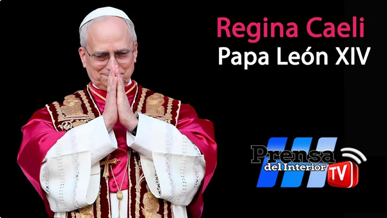 Papa León XIV presidió el Regina Caeli en la Plaza de San Pedro