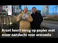 Kunstenaar JanIsDeMan creëert slaapzak ter gelegenheid van 30 jaar Straatnieuws | RTV Utrecht