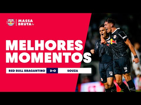 Gols e lances de Red Bull Bragantino x Sousa