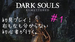 【女性実況】初見さん歓迎！初見プレイ。右も左もわからないダークソウルリマスター♯1