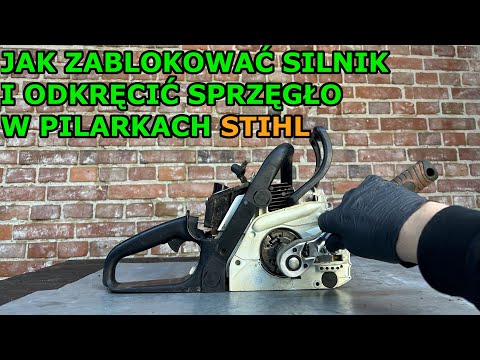 How to Remove the Clutch on Stihl Chainsaws and How to Safely Block the Crankshaft from Rotating