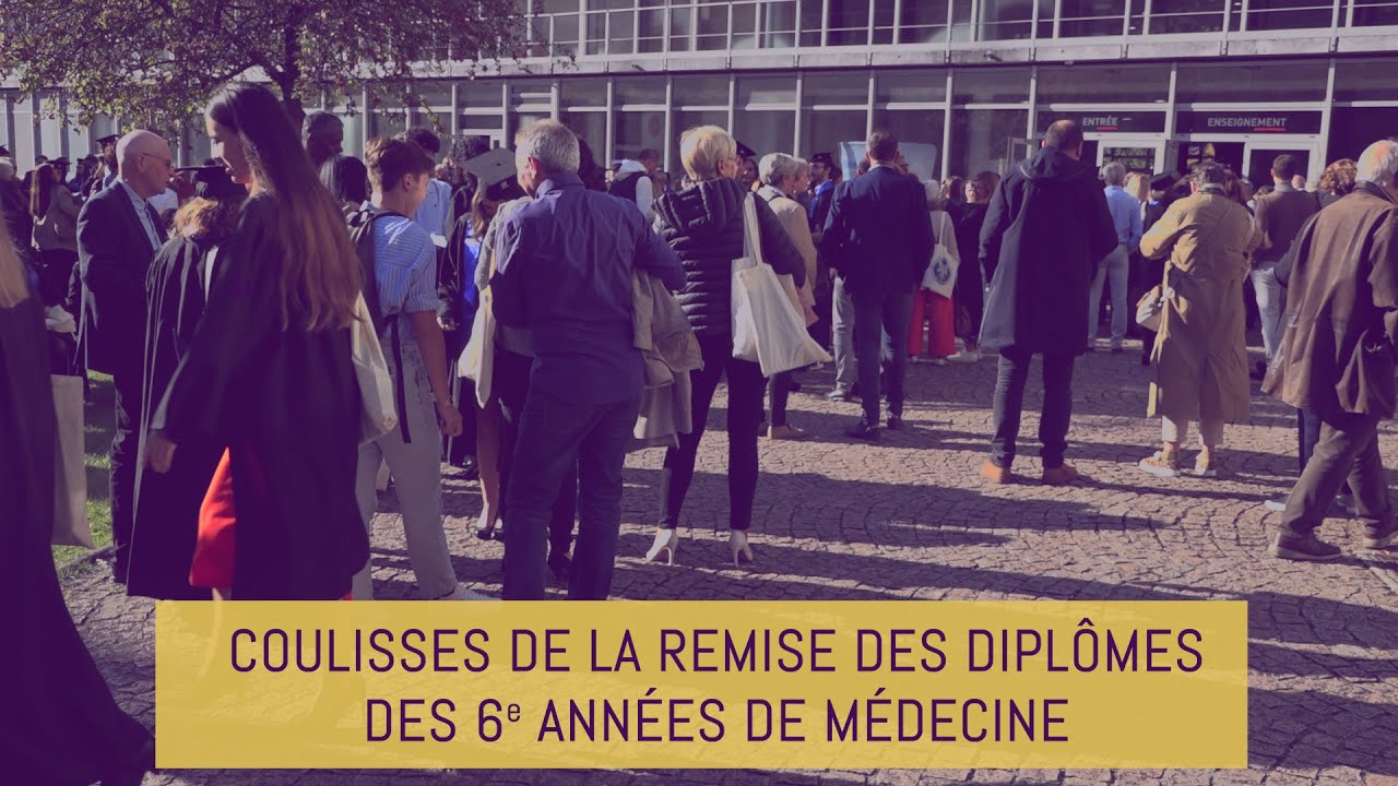 Remise des diplômes pour les étudiants en 6ᵉ année de médecine