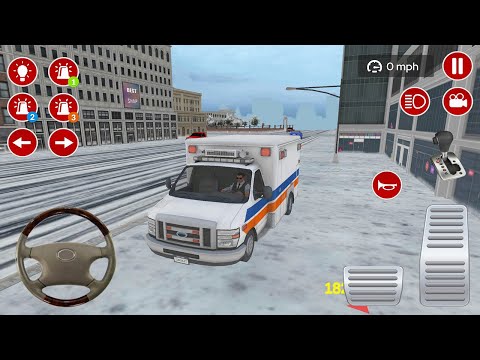 Ambulance Rescue Driver 2021 - Emergency Rescue Service Simulator -   Android Gameplay