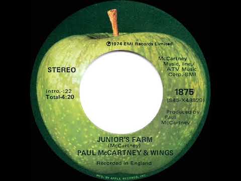 1974 HITS ARCHIVE: Junior’s Farm - Paul McCartney & Wings (stereo 45)