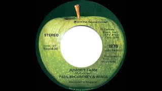1974 HITS ARCHIVE: Junior’s Farm - Paul McCartney &amp; Wings (stereo 45)