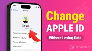 How to Change APPLE ID without Losing Data 2024