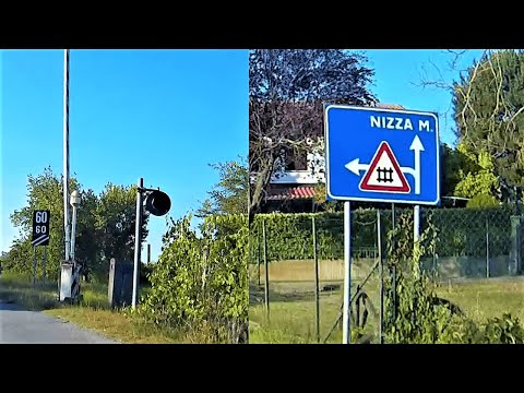 Passaggio a livello Nizza Monferrato (AT) Strada Volta #passaggioalivello #levelcrossing #踏み切り