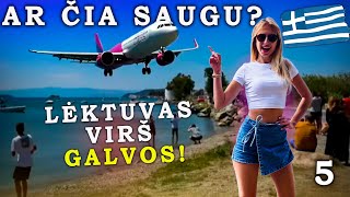 Lietinga diena Korfu, bet… lėktuvai virš galvos viską atperka! (Kerkyra – 5 serija)