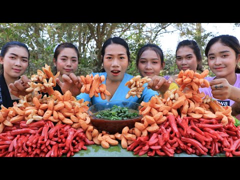 Amazing cooking hot dog crispy with chili sauce recipe...