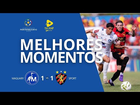 Gols e lances de Maguary x Sport