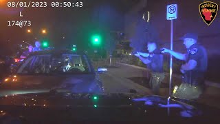 Dash Cam: Greenfield Police Pursuit PIT Maneuver in Downtown Milwaukee