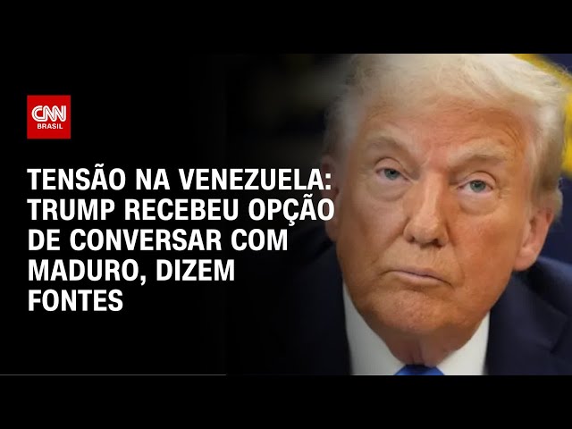 Trump recebeu a opção de conversar diretamente com Maduro, dizem fontes | LIVE CNN