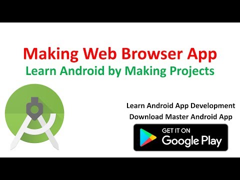 Making Web Browser App with Android Studio Master Android App