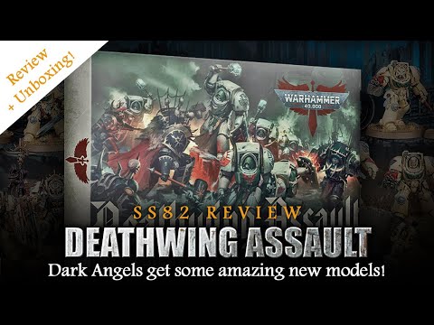 DEATHWING ASSAULT Dark Angels Boxed Set Review / Unboxing Warhammer 40K 10th Edition