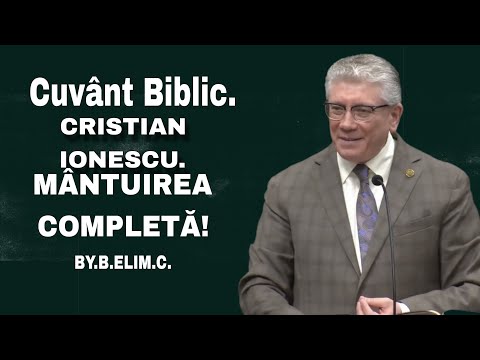 CRISTIAN IONESCU | COMPLETE SALVATION!
