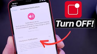 How to Turn OFF Headphones Safety Notifications on iPhone