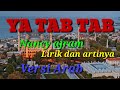 YA TAB TAB Nancy Ajram Lirik Dan Artinya