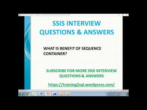 HCL SSIS Interview Questions