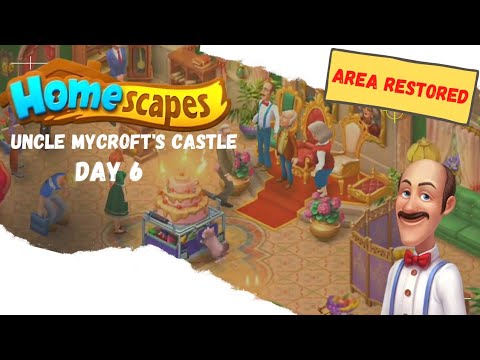 HOMESCAPES - Uncle Microft's Castle Day 6 - Uncle Mycroft Save All Family