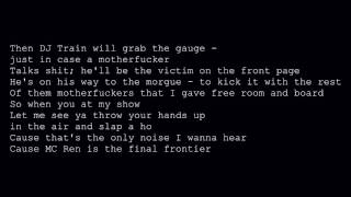 MC Ren - Final Frontier (lyrics)