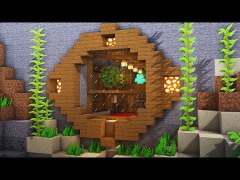A1MOSTADDICTED MINECRAFT - Minecraft | How to Build an Underwater Aquarium House at the Bottom of a Cliff