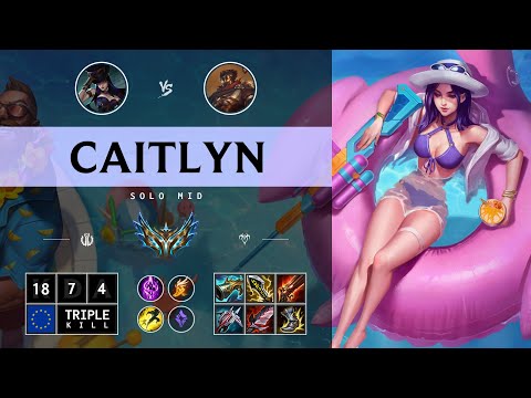 Caitlyn Mid vs Viktor - EUW Challenger Patch 14.12