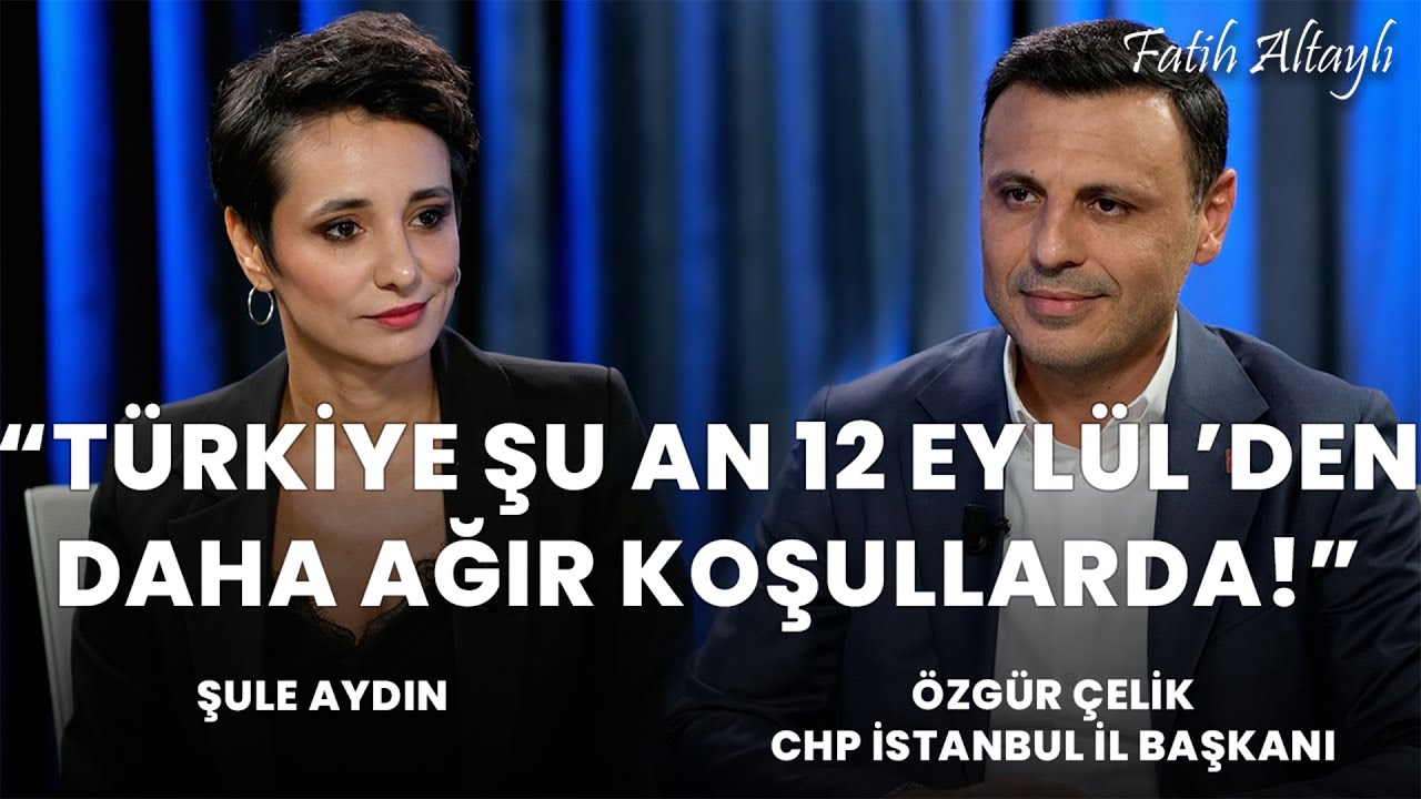 "Müfettişler sürekli CHP'li belediyelerde!" / Şule Aydın & CHP İstanbul İl Başkanı Özgür Çelik
