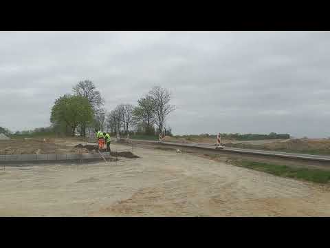 Początek projektowanej obwodnicy Strzelce Krajeńskich km 0+000,00 ist proj km globalny 83+443,71