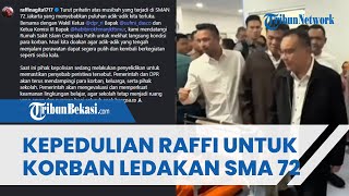 Ungkap Rasa Prihatin! Inilah Momen Raffi Ahmad Menjenguk Korban Ledakan SMAN 72 Jakut di RS