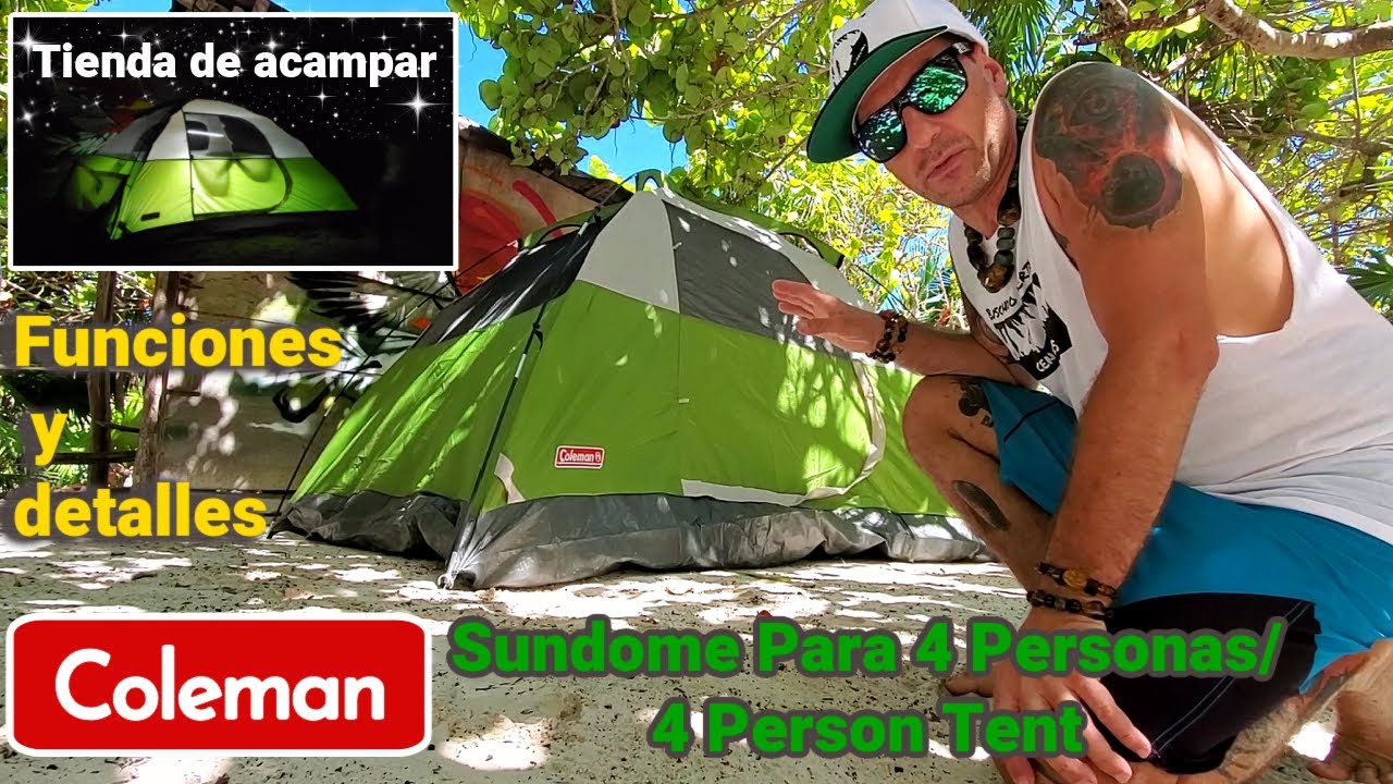Watch Tienda de acampar Coleman Sundome 4 personas | Montaje facil y rapido | Coleman tent sundome for 4 . Now Tienda de acampar Coleman Sundome 4 personas | Montaje facil y rapido | Coleman tent sundome for 4 .
