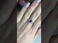 Серебряное кольцо с рубином 1.159ct