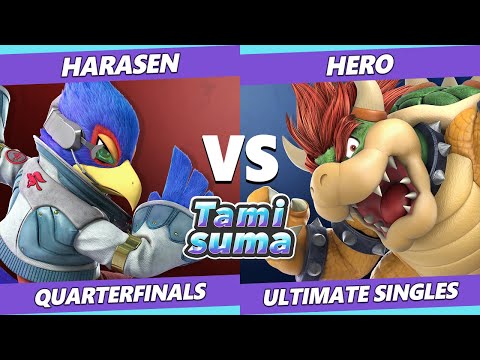 TAMISUMA 194 Quarterfinals - Harasen (Falco, Ice Climbers) Vs. Hero (Bowser) Smash Ultimate SSBU