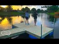 DIY   HOW TO BUILD A FLOATING DOCK BOAT IN 2 HOURS
