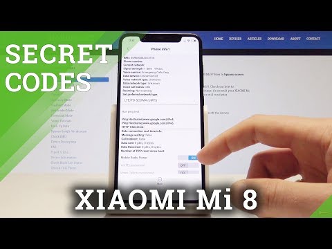 Codes XIAOMI Mi 8 - Secret Menu / Hidden Options / Advanced Features