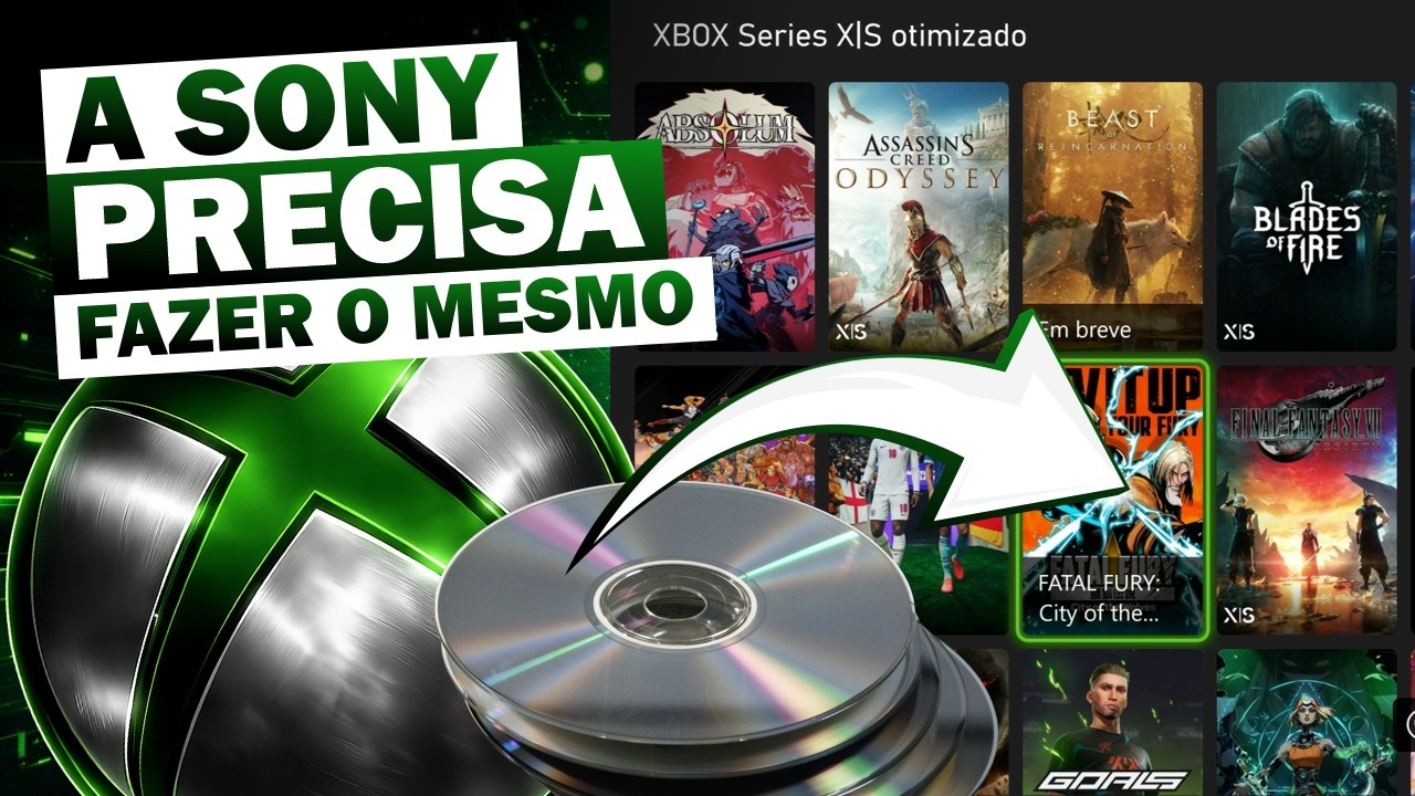 ÓTIMA Solução do XBOX para o FIM das Mídias Físicas nos GAMES!