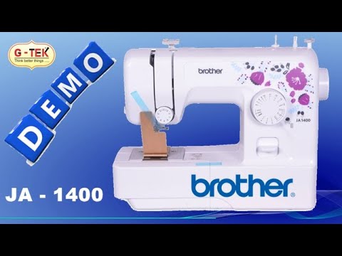 Brother JA 1400 Sewing Machine Demo