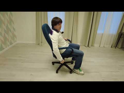 Миниатюра изображения товара Кресло офисное Tetchair СН888 LT флок (синий 32)