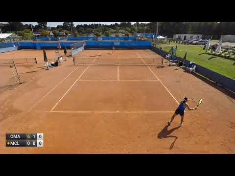 (1)Akiko Omae v. Indiya McLeod - singles - W60 CANBERRA