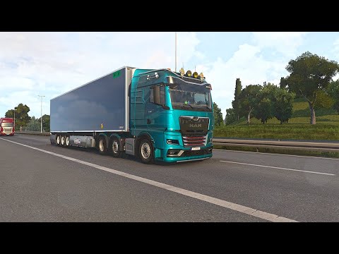 Euro Truck Simulator 2 | ETS2 1.47 | MAN TG3 TGX by SCS | Promods 2.65 | Milano (I) to Dijon (F)