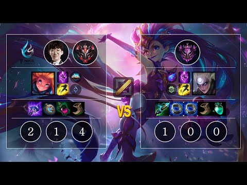 FS FireRain Zoe vs Diana Mid - KR Patch 10.13