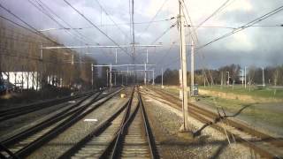 preview picture of video '[cabinerit] A train driver's view: Hoofddorp Midden - Hoorn Kersenboogerd, SLT, 03-Feb-2015.'