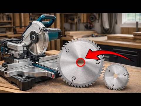 How to Make a Large Wood Saw Blade at Home | Genius DIY Workshop Build