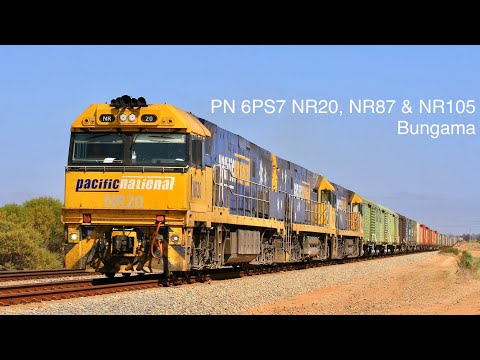 Pacific National 6PS7 passing Bungama