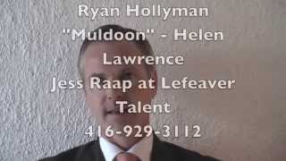 Ryan Hollyman: Audition for the role of  