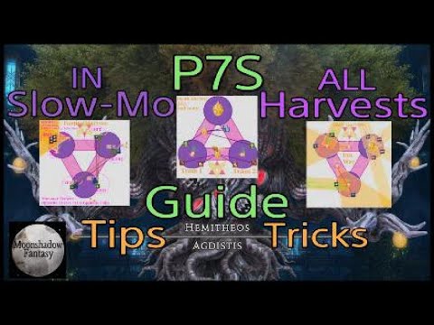 FFXIV: P7S All Harvest Guide with Slow-Mo (Famine, Death Bull South, an Inu War)